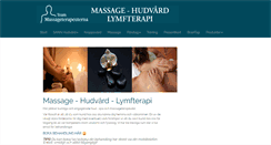 Desktop Screenshot of massageterapeuterna.se